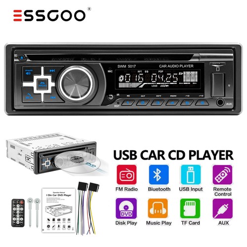 Single din car stereo - din,